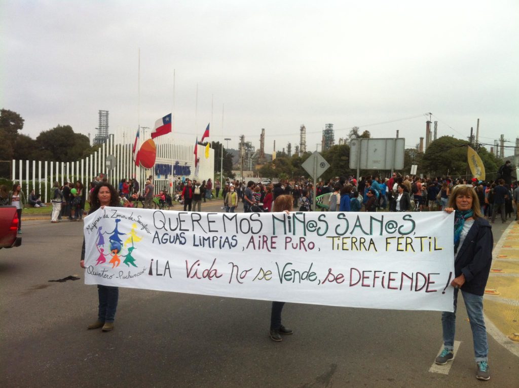 Mujeres en zona de sacrificio